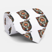 McPherson Clan Crest Badge Tartan Stropdas (Opgerold)