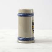 McPherson Coat of Arms Stein Bierpul (Center)