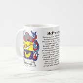 McPherson, de geschiedenis, de betekenis en de res Koffiemok (Voorkant links)