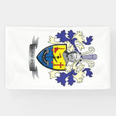 McPherson Family Crest Coat of Arms Spandoek (Horizontaal)