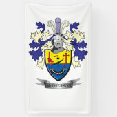 McPherson Family Crest Coat of Arms Spandoek (Verticaal)