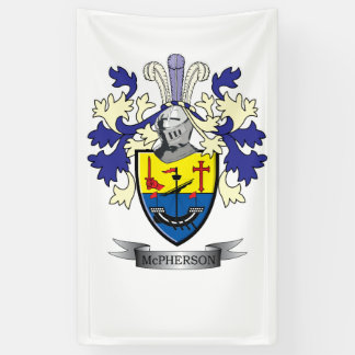 McPherson Family Crest Coat of Arms Spandoek