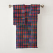 McPherson Tartan Pattern Bad Handdoek (Insitu)