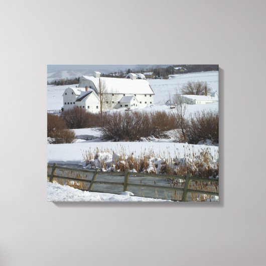 McPolin Boerderij van Park City Canvas Afdruk (Voorkant)