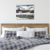 McPolin Boerderij van Park City Canvas Afdruk (Insitu (Slaapkamer))