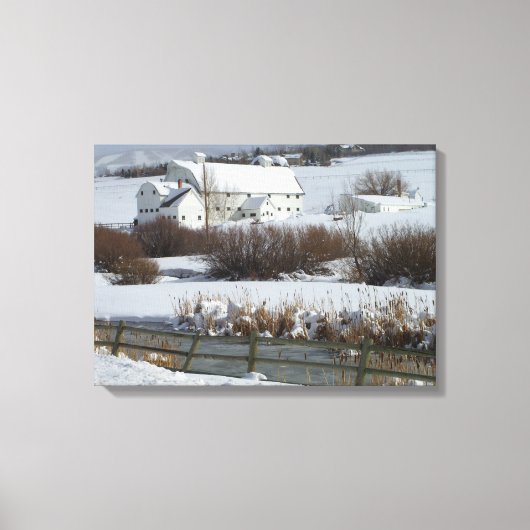 McPolin Boerderij van Park City Canvas Afdruk (Voorkant)