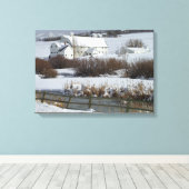 McPolin Boerderij van Park City Canvas Afdruk (Insitu (Houten vloer))