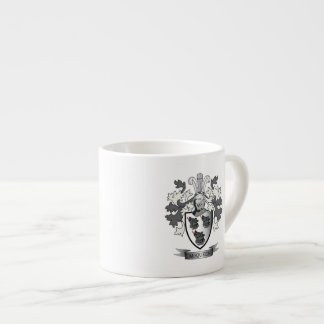 McQueen Family Crest Coat of Arms Espresso Kop