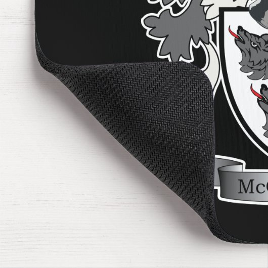 McQueen Family Crest Coat of Arms Muismat (Hoek)