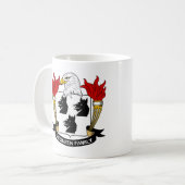 McQueen Family Crest Koffiemok (Voorkant links)