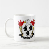 McQueen Family Crest Koffiemok (Links)