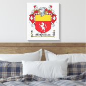 McQuillan Family Crest Canvas Afdruk (Insitu (Slaapkamer))