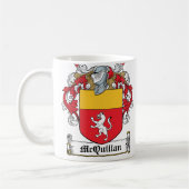 McQuillan Family Crest Koffiemok (Links)