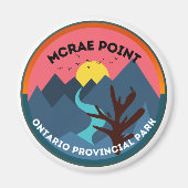 Mcrae Point Ontario Provincial Park Magnet (Voorkant)
