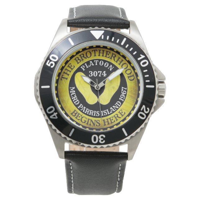 MCRD PARRIS ISLAND 3074 - 1967 HORLOGE (Voorkant)