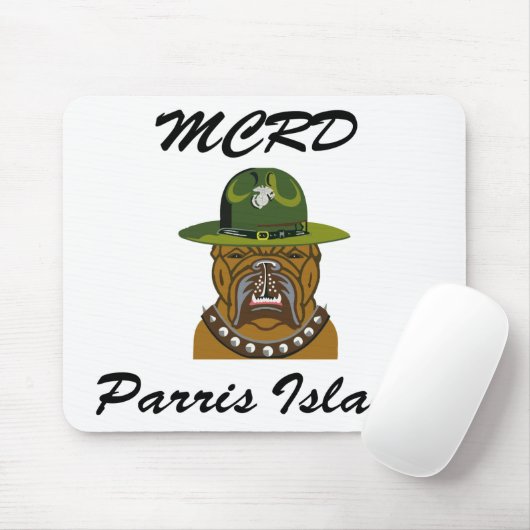 MCRD Parris Island Devil Dog Muismat (Met muis)