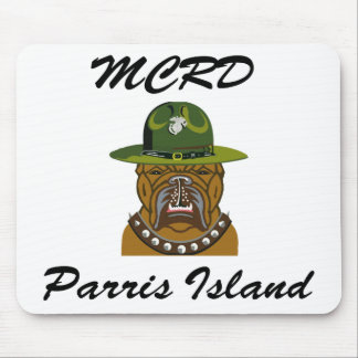 MCRD Parris Island Devil Dog Muismat