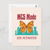 MCS-modus voor bewustzijn van meervoudige chemisch Briefkaart (Voorkant / Achterkant)