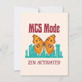 MCS-modus voor bewustzijn van meervoudige chemisch Briefkaart