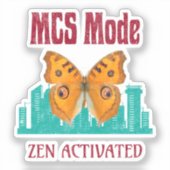 MCS-modus voor bewustzijn van meervoudige chemisch Sticker (Voorkant)