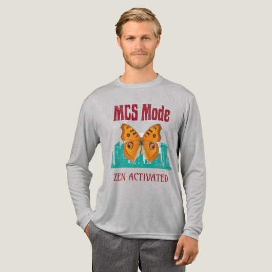 MCS-modus voor bewustzijn van meervoudige chemisch Tri-Blend Shirt (Voorkant)