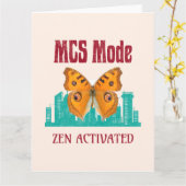 MCS Modus Zen Geactiveerde Vlinderbewustzijn Besc Kaart (Gele Bloem)