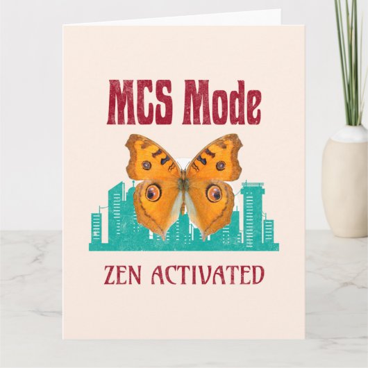 MCS Modus Zen Geactiveerde Vlinderbewustzijn Besc Kaart (Voorkant)