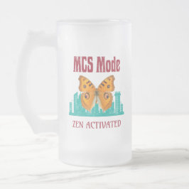 MCS Modus Zen Geactiveerde Vlinderbewustzijn Besc Matglas Bierpul