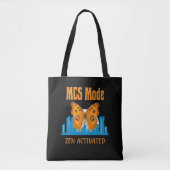MCS Modus Zen Geactiveerde Vlinderbewustzijn Besc Tote Bag (Voorkant)