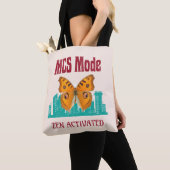MCS Modus Zen Geactiveerde Vlinderbewustzijn Besc Tote Bag (Dichtbij)