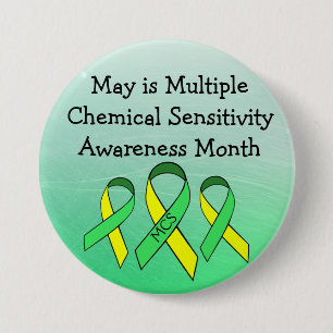 MCS Multiple Chemical Sensitivity Button