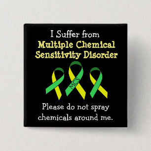 MCS Multiple Chemical Sensitivity Button