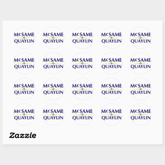 McSame Quaylin Sticker - Wit (Vel)