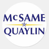 McSame Quaylin Sticker - Wit (Voorkant)