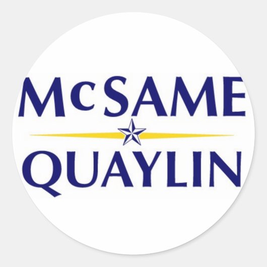 McSame Quaylin Sticker - Wit (Voorkant)