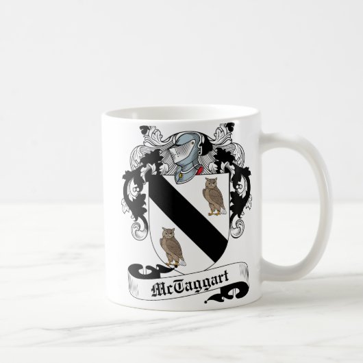 McTaggart Family Crest Koffiemok (Rechts)