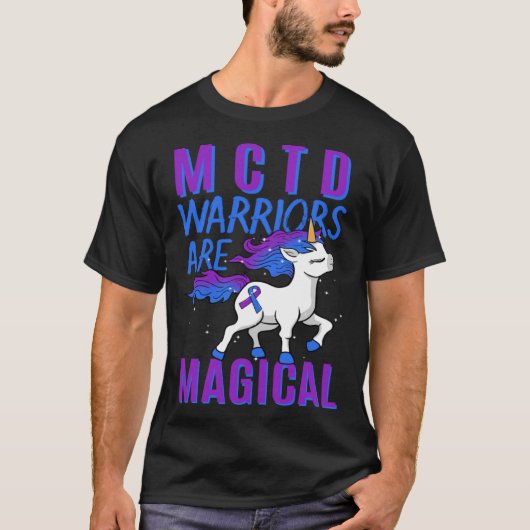 MCTD Mixed Connective Tissue Disease Unicorn IDE T-shirt (Voorkant)