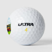 McTrump zet je dubbeltje op Golfballen (Logo)