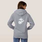 MCU ALL SCHOOLS Hoodie - Dames (Achterkant volledig)