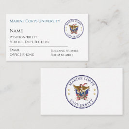 MCU-Visitekaartjes Visitekaartje