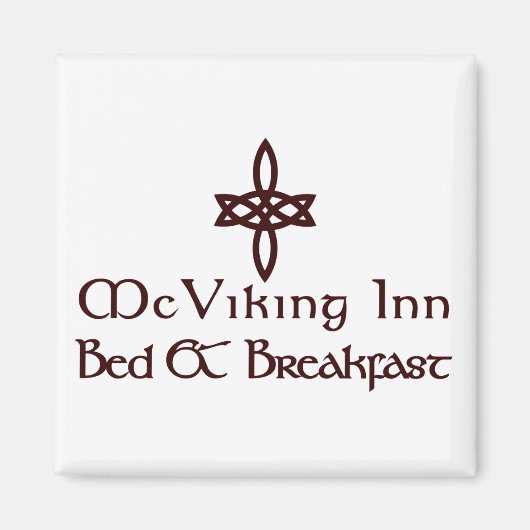 McViking Inn Bed & Breakfast Magneet (Voorkant)