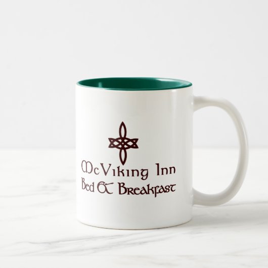 McViking Inn Bed & Breakfast Tweekleurige Koffiemok (Rechts)
