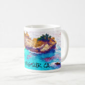 McWAY FALLS ~ BIG SUR  CA Mug Koffiemok (Voorkant rechts)
