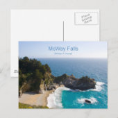 McWay Herfsten Big Sur California Producten Briefkaart (Voorkant / Achterkant)