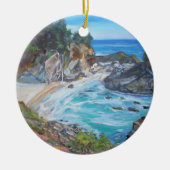 McWay Herfsten, Big Sur - Circle Ornament (Voorkant)