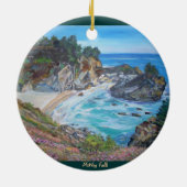 McWay Herfsten, Big Sur - Circle Ornament (Achterkant)