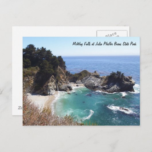 McWay Herfsten bij Julia Pfeiffer Burns State Park Briefkaart (Voorkant / Achterkant)