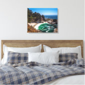 Mcway-waterval in Julia Pfeiffer Burns-staatspark Canvas Afdruk (Insitu (Slaapkamer))