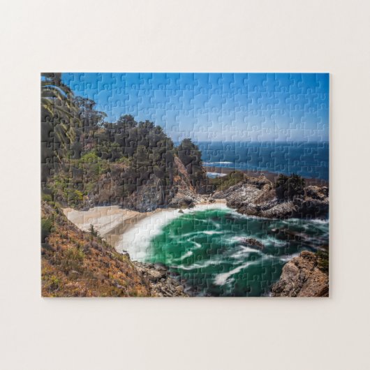 Mcway-waterval in staatspark Julia Pfeiffer Burns Legpuzzel (Horizontaal)