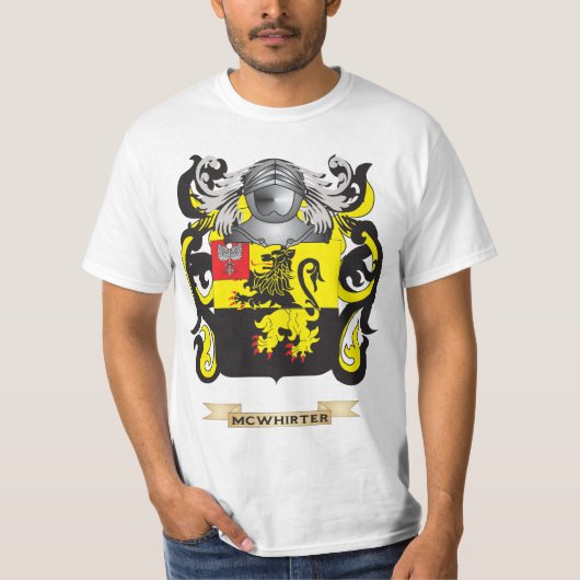 McWhirter Coat of Arms (familiekust) T-shirt (Voorkant)